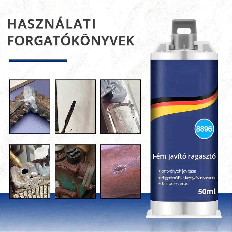 【⚙️Fokozott hatékonyság】🔨Fémjavító ragasztó