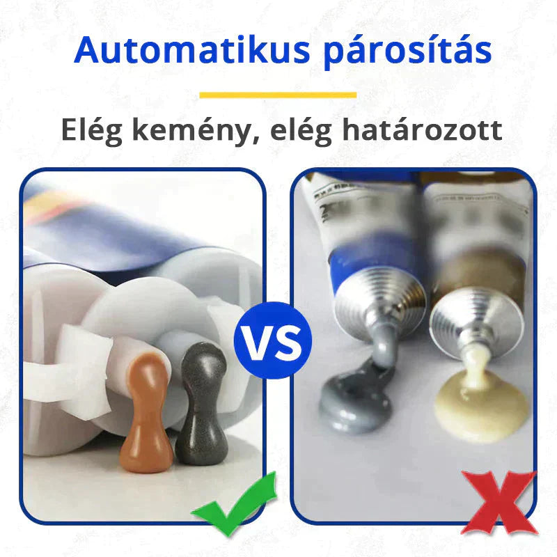 【⚙️Fokozott hatékonyság】🔨Fémjavító ragasztó