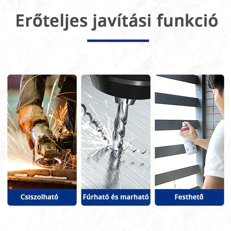 【⚙️Fokozott hatékonyság】🔨Fémjavító ragasztó