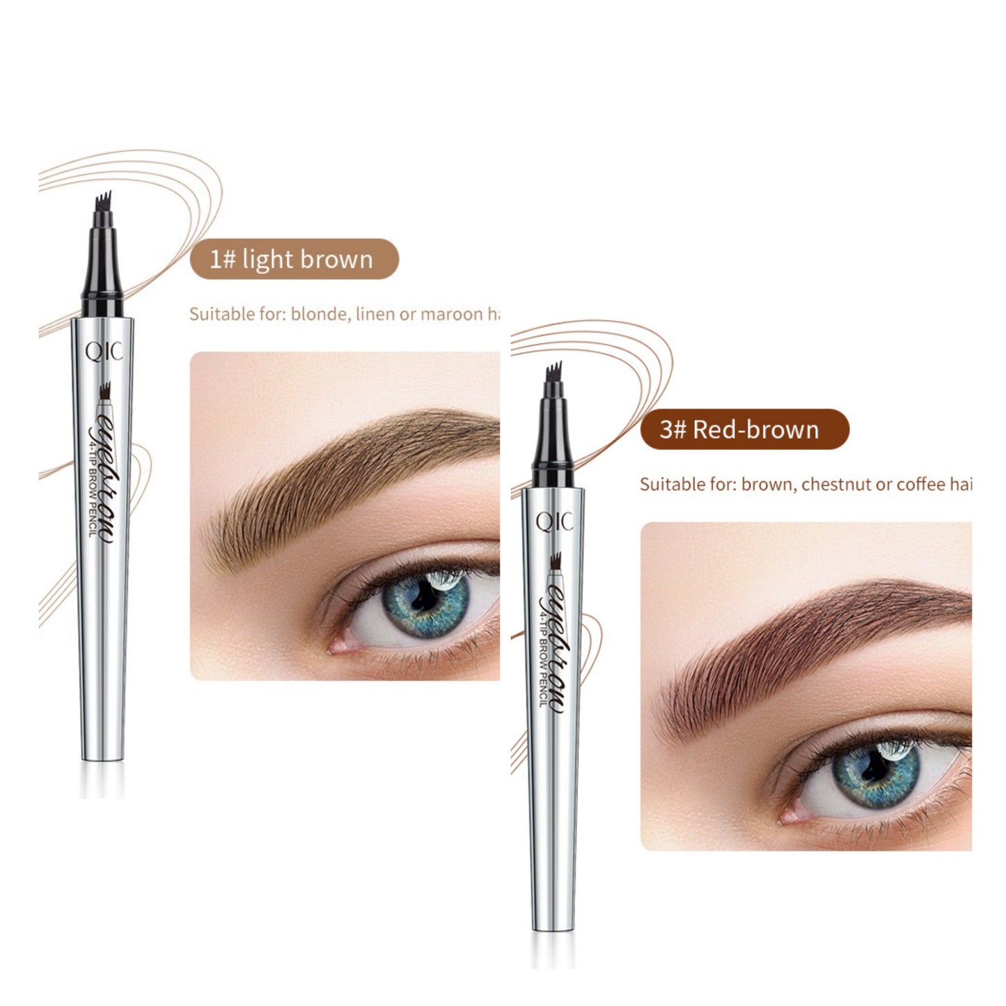 đ VĂzĂĄllĂł Ă©s ultra-termĂ©szetes đ3D Microblading szemöldökceruza (2 db)