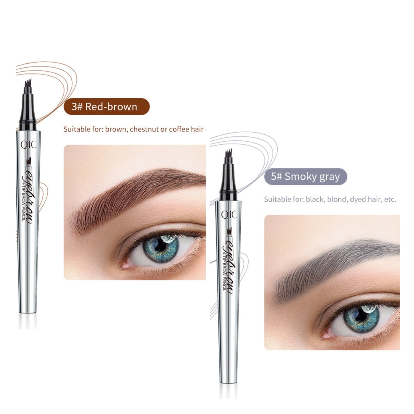 đ VĂzĂĄllĂł Ă©s ultra-termĂ©szetes đ3D Microblading szemöldökceruza (2 db)