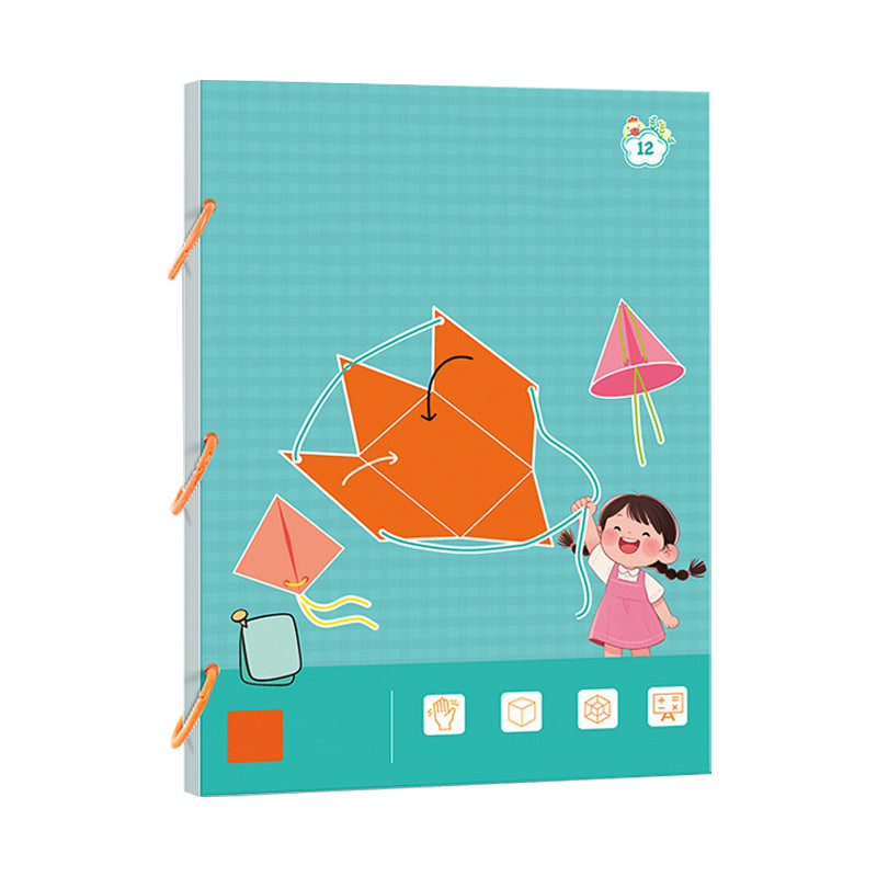 👶💖 Húzószálas 3D geometriai tanulási könyv 🧠💡